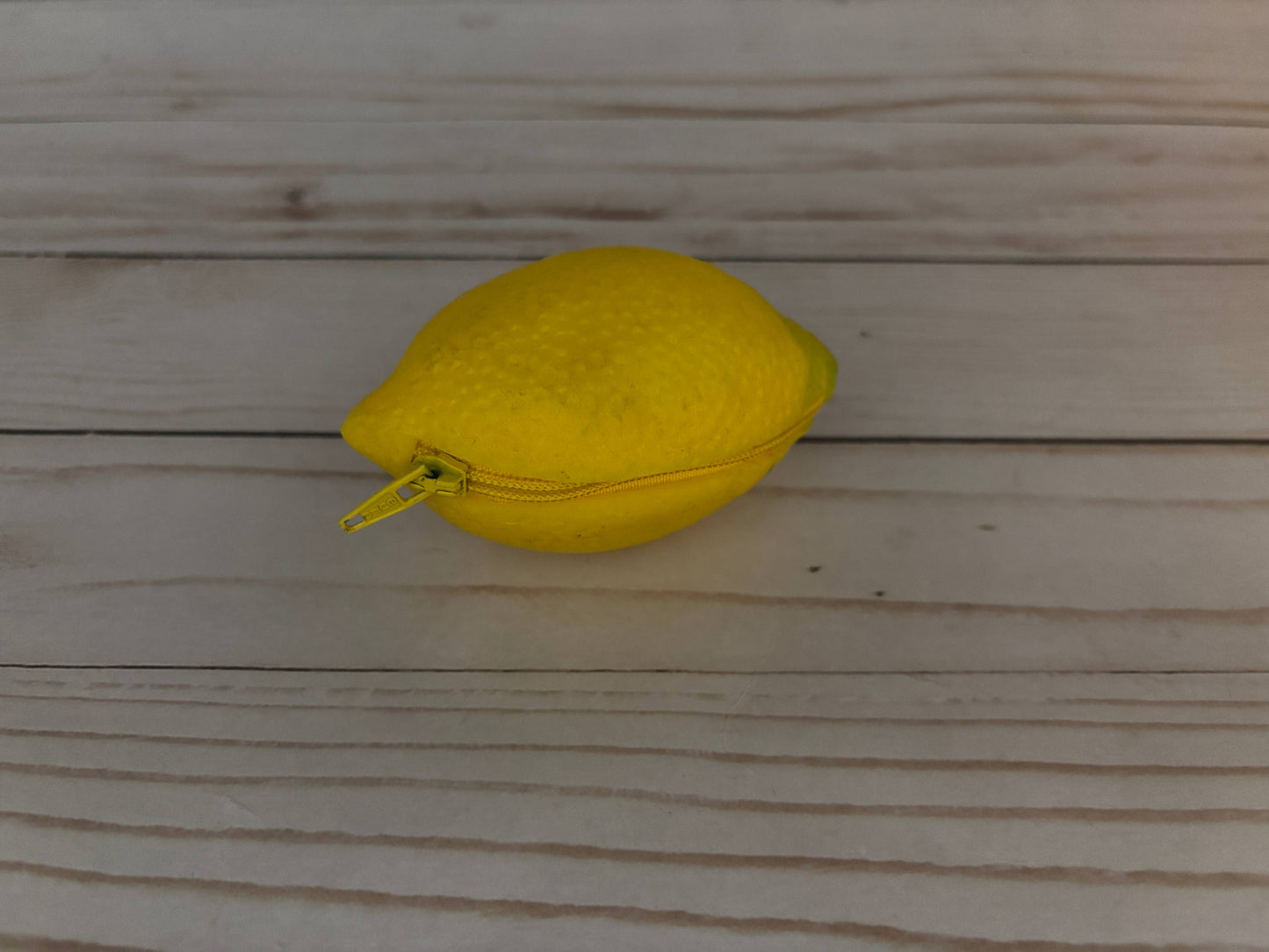Plastic Coin Purse — Lemon/Lime