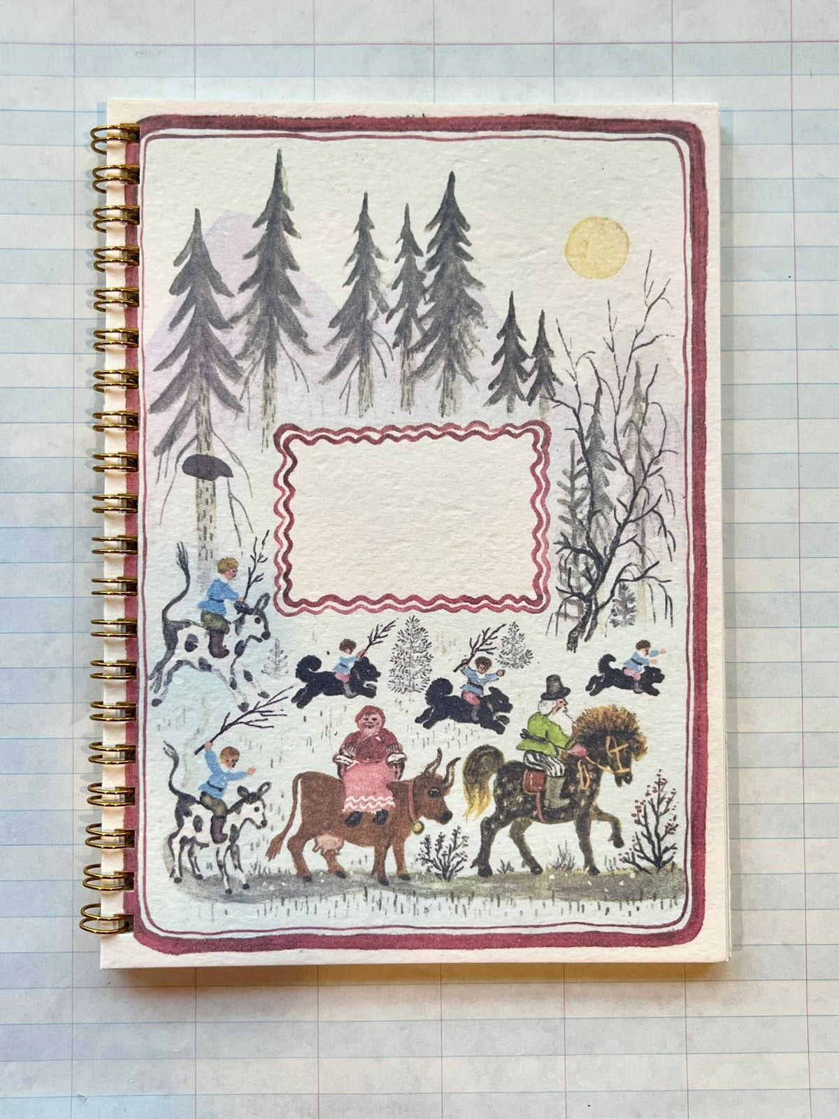 Folksy Forest Scene Notebooks - Dear John