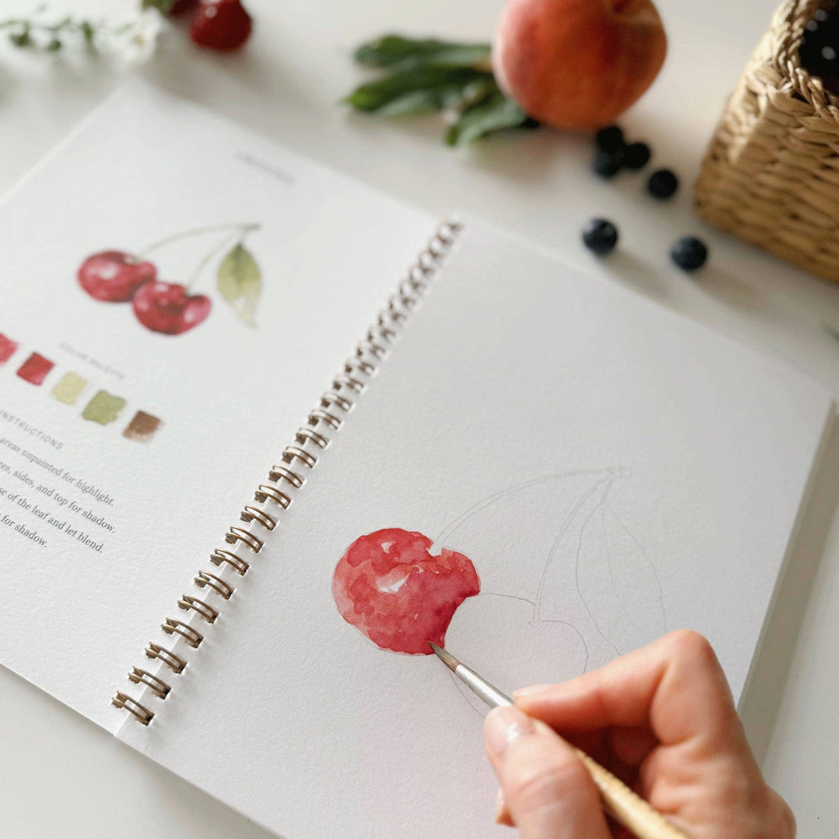 Fruit watercolor workbook - Dear John