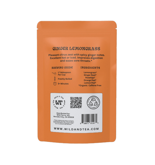 Ginger Lemongrass Herbal Tea - Dear John