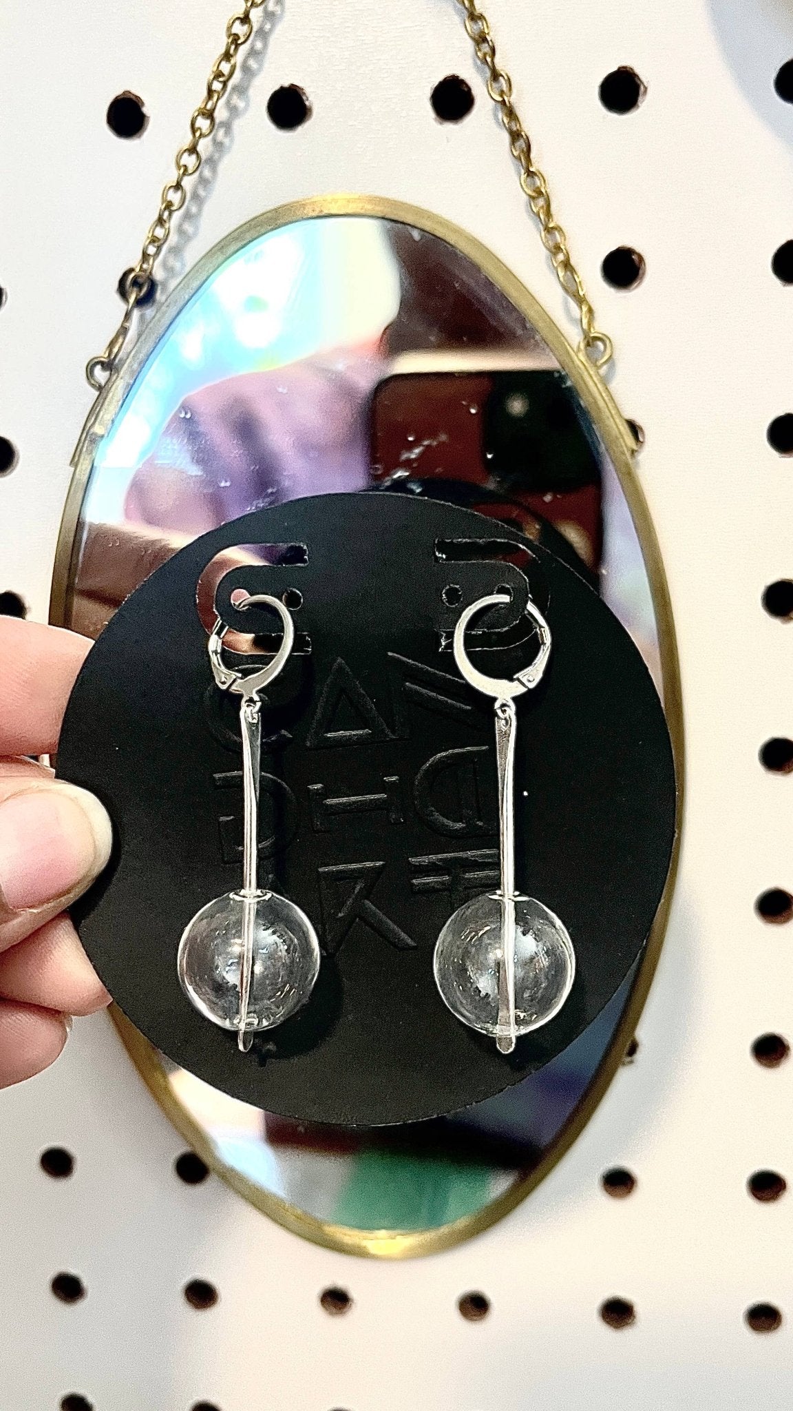 Globe Earrings - smaller size - Dear John