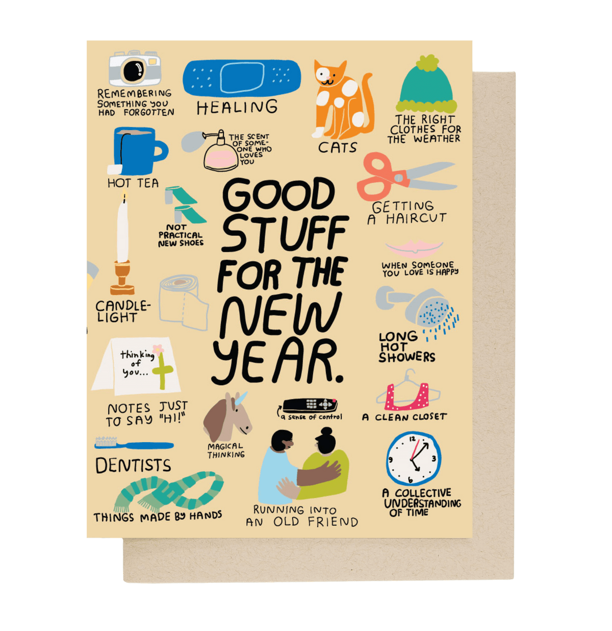 Good Things for the New Year Card - Case Pack of 6 Cards - Dear John