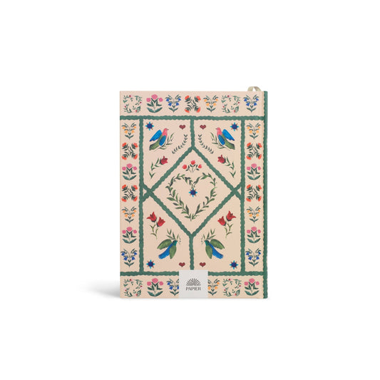 Guided Wellness Journal — A5 Hardcover (Quilted Daydream) - Dear John