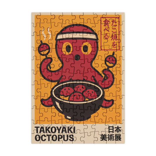 Happily Puzzles - Takoyaki Octopus - 99 Piece Mini Jigsaw Puzzle - Dear John
