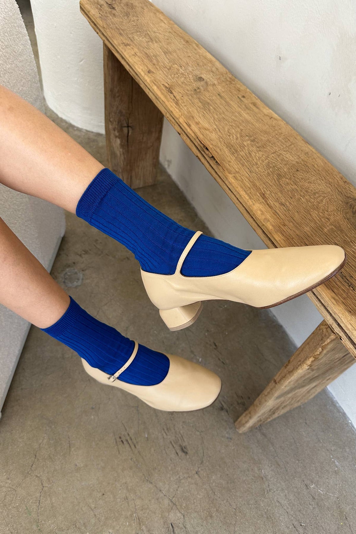 Her Socks - Mercerized Combed Cotton Rib - Dear John