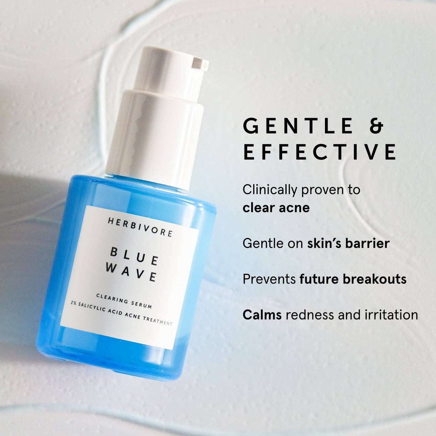 Herbivore Botanicals - BLUE WAVE 2% Salicylic Acid Medicated Acne Clearing Serum - Dear John