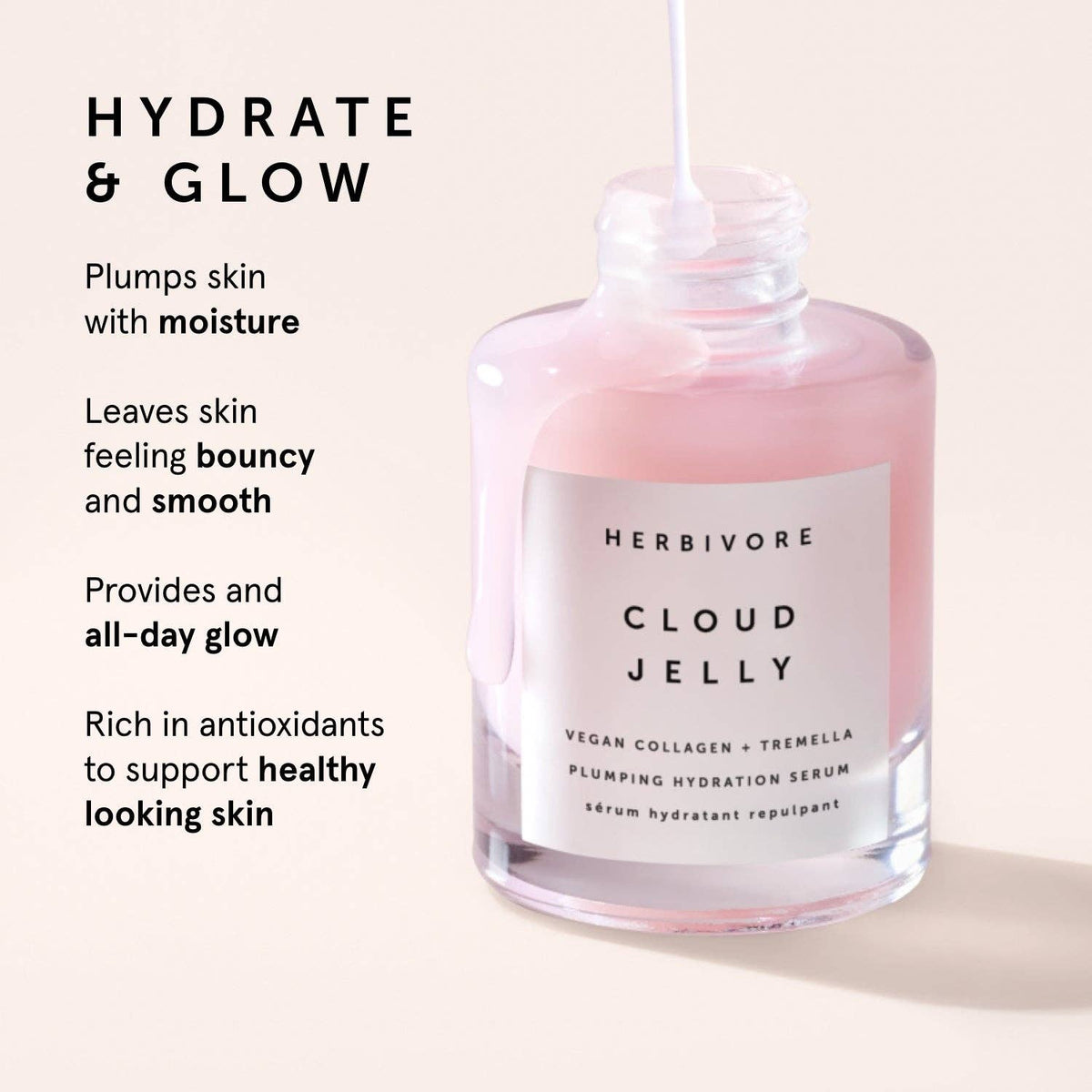 Herbivore Botanicals - CLOUD JELLY Plumping Hydration Serum - Dear John