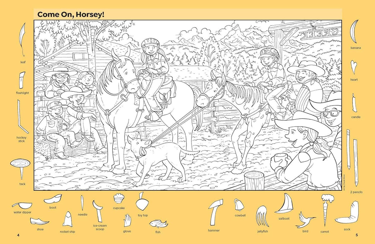 Hidden Pictures: Horses — A Highlights Seek - and - Find for Horse Lovers - Dear John
