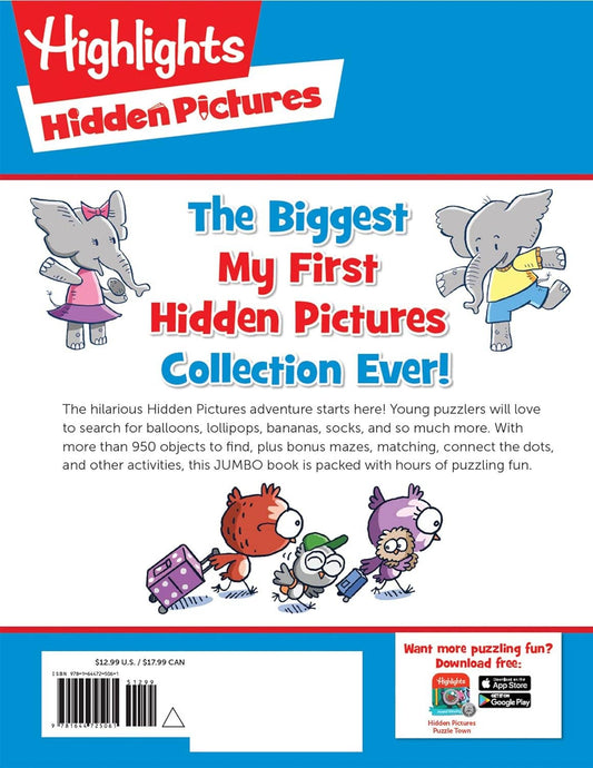 Highlights for Children - Jumbo Book of My First Hidden Pictures - Dear John