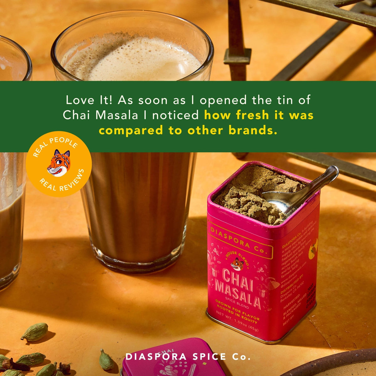House Chai Masala — Caffeine - Free, Single - Origin Spice Blend - Dear John