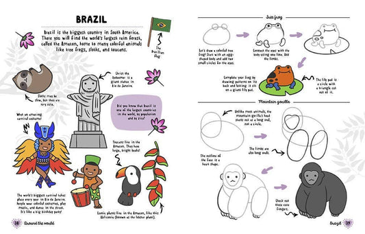 How to Draw Cute Stuff: Around the World by Angela Nguyen - Dear John