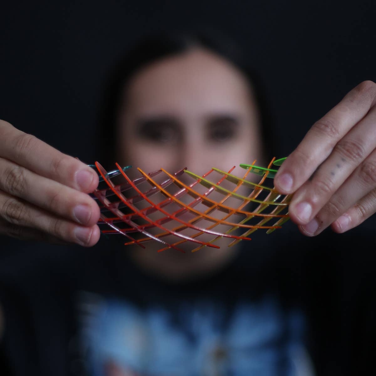 Humango - Morf Fidget Worm Rainbow Small - Dear John