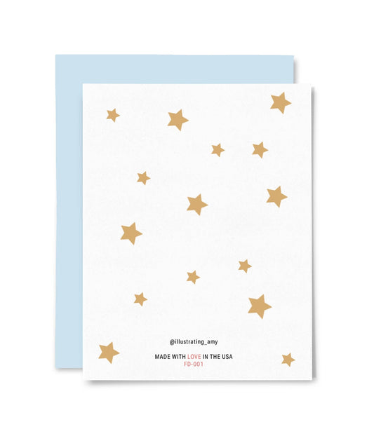 Illustrating Amy - Dad Rosette Card - Dear John