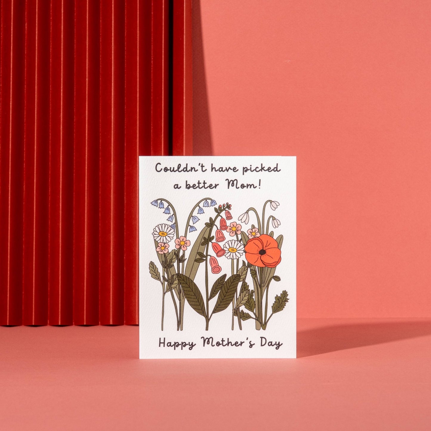 Illustrating Amy - Picked You Mothers Day Card - Dear John
