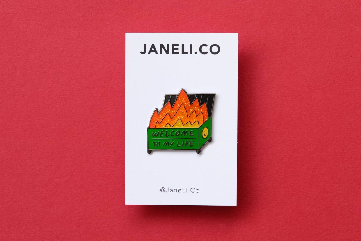 JaneLi.Co - Welcome to My Life Enamel Pin - Dear John