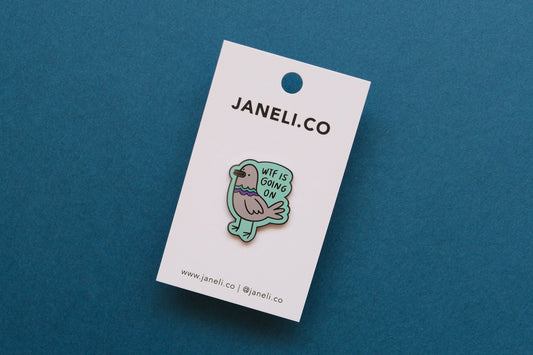 JaneLi.Co - WTF Pigeon Pin - Dear John