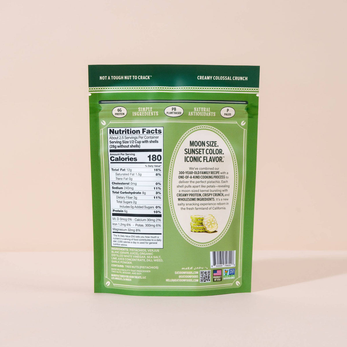 Joon Dill Pickle Pistachios - 4.5oz Resealable Bag - Dear John