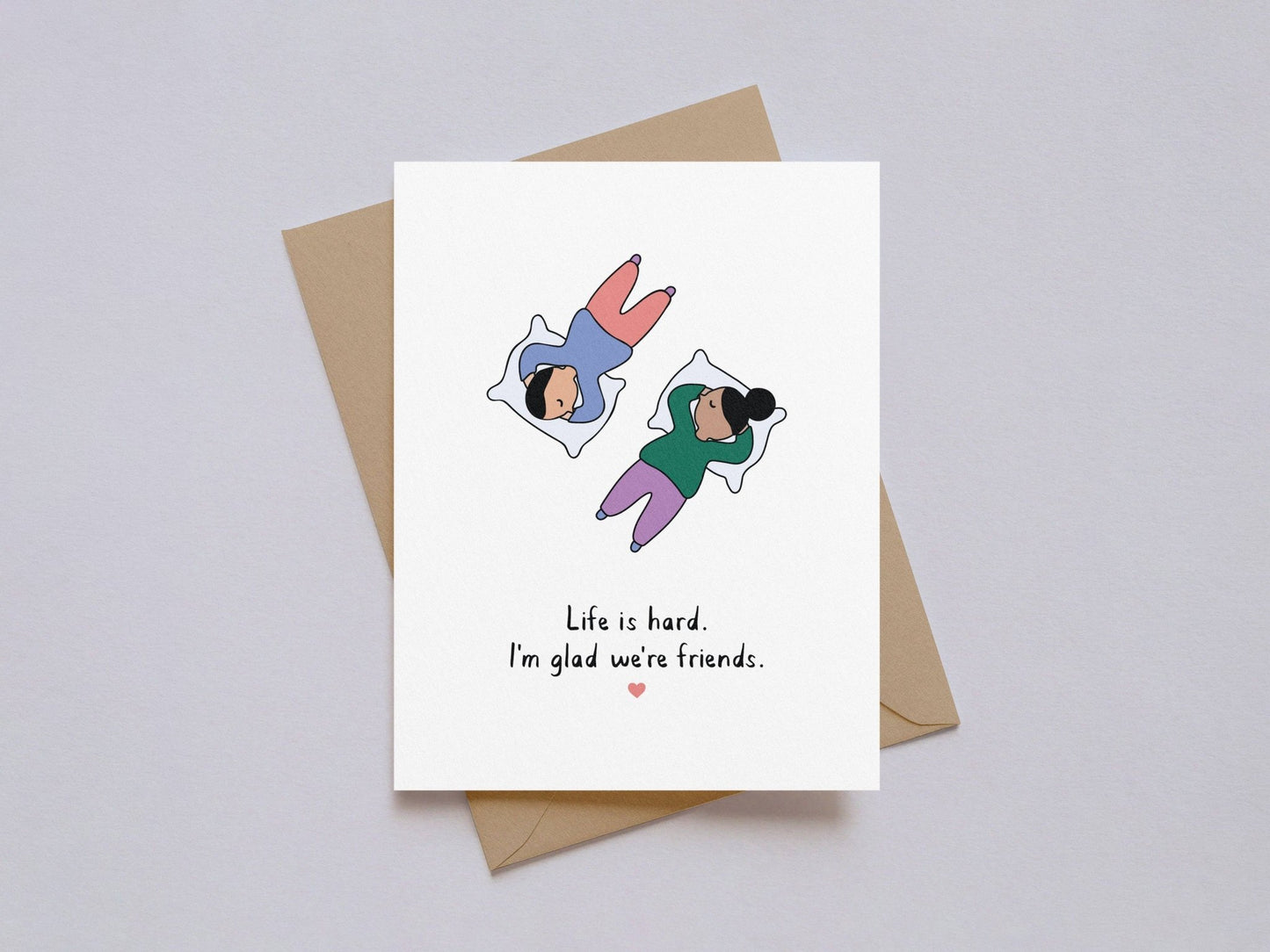 Kwohtations - I'm Glad We're Friends Card - Dear John