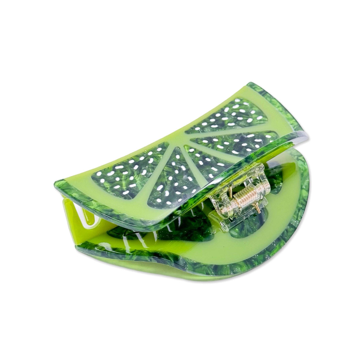 Large Lime Slice Hair Claw - Dear John