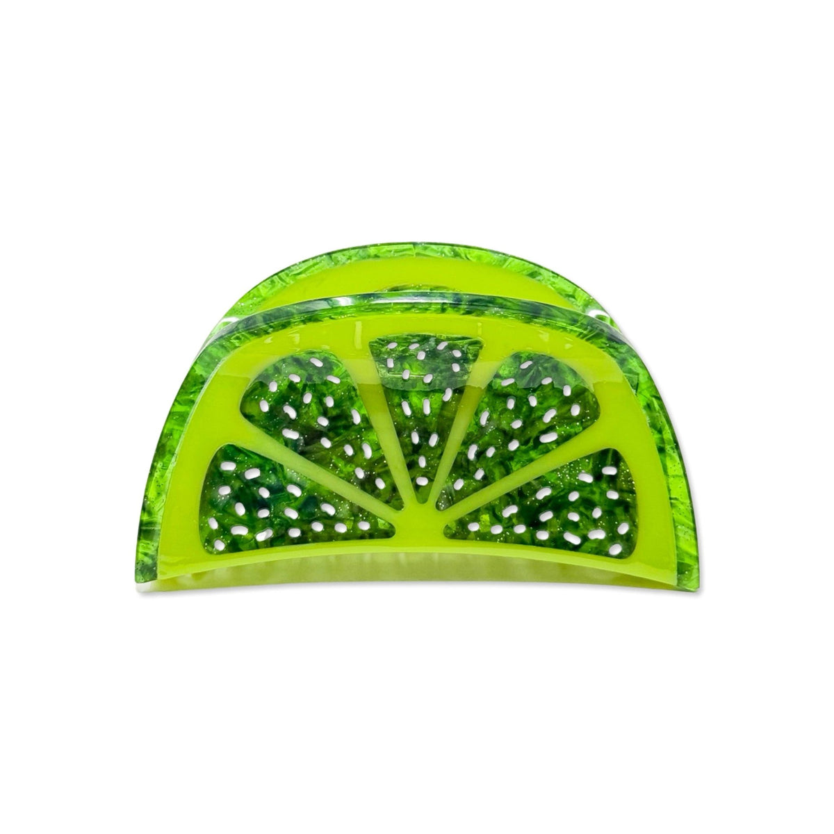 Large Lime Slice Hair Claw - Dear John