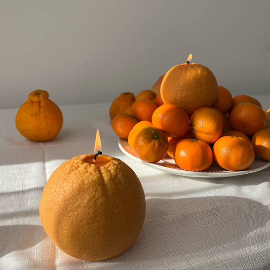 Large Orange Candle - Dear John