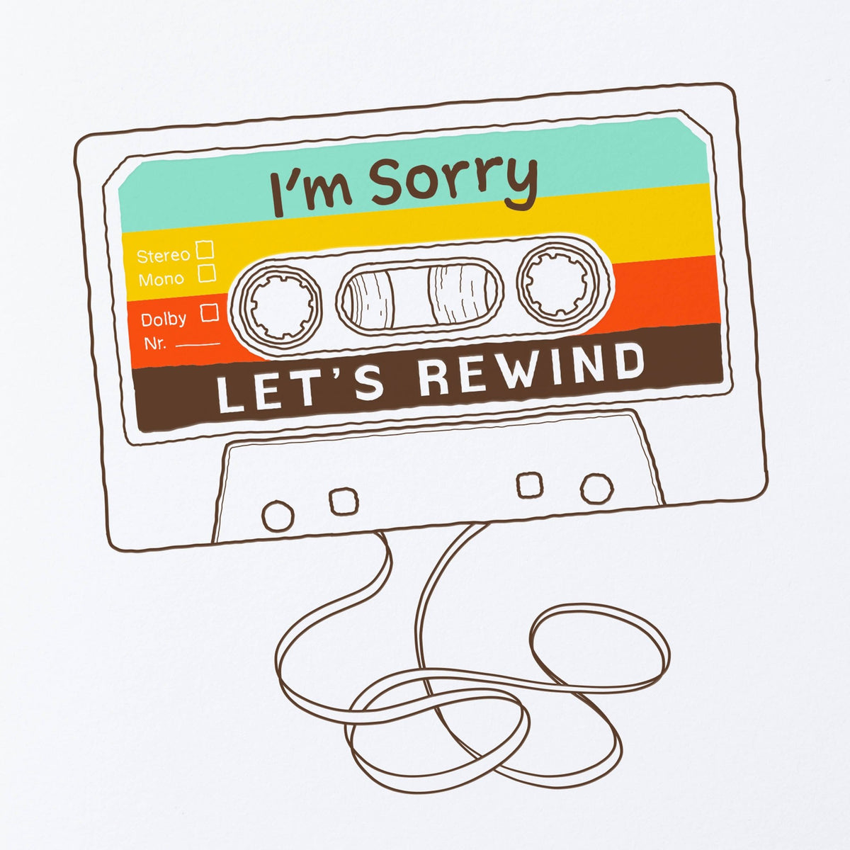 Let's Rewind Greeting Card - Dear John