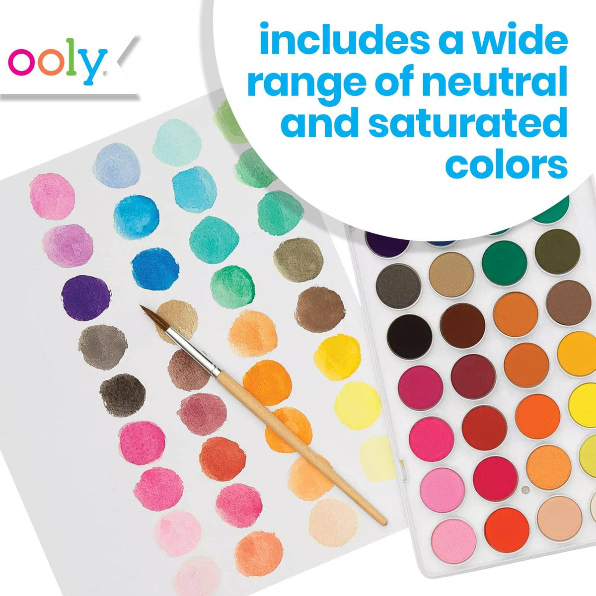 Lil' Watercolor Paint Pods (37 PC Set) - Dear John