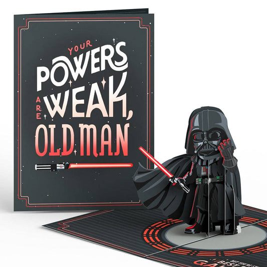 Lovepop Cards - Star Wars™ Darth Vader™ Your Powers Are Weak Pop-Up Card - Dear John