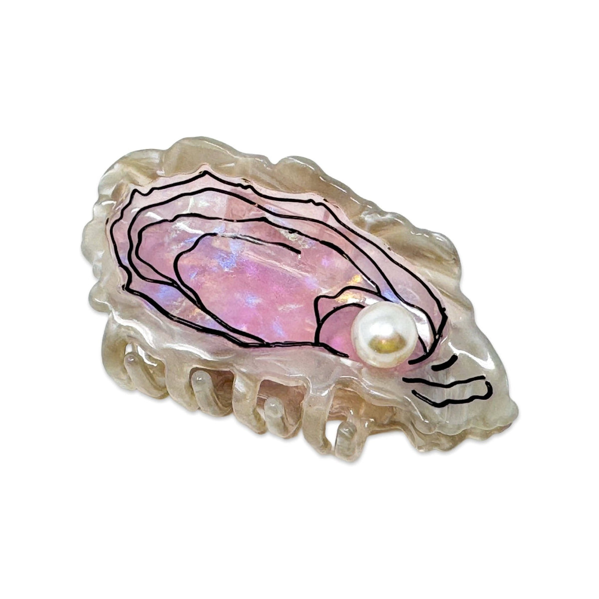 Midi Oyster Hair Claw Clip - Dear John