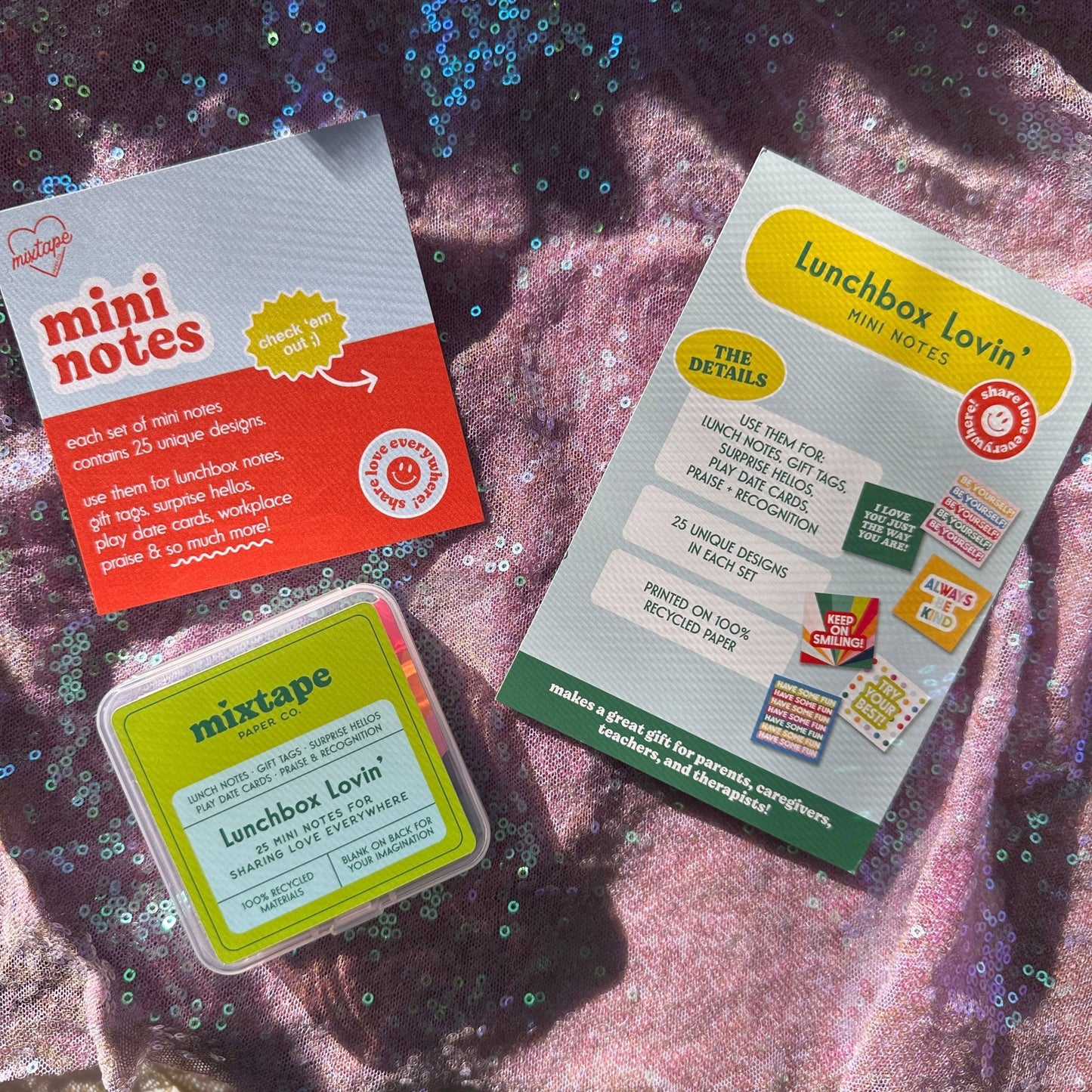 Mixtape Paper Co. - LUNCHBOX LOVIN' ✨ mini notes - Dear John