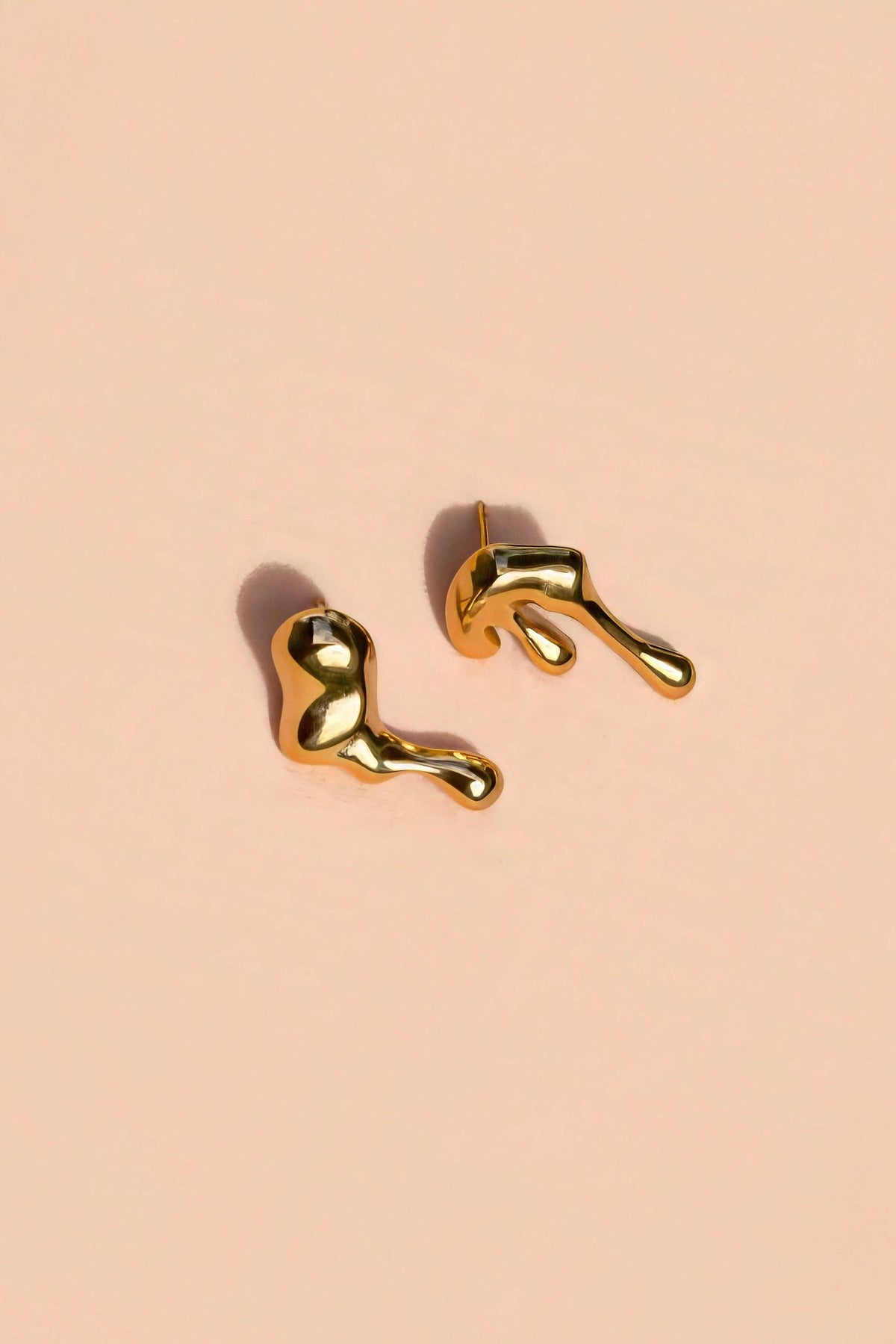 Molten Studs - 18K Gold Plated - Dear John