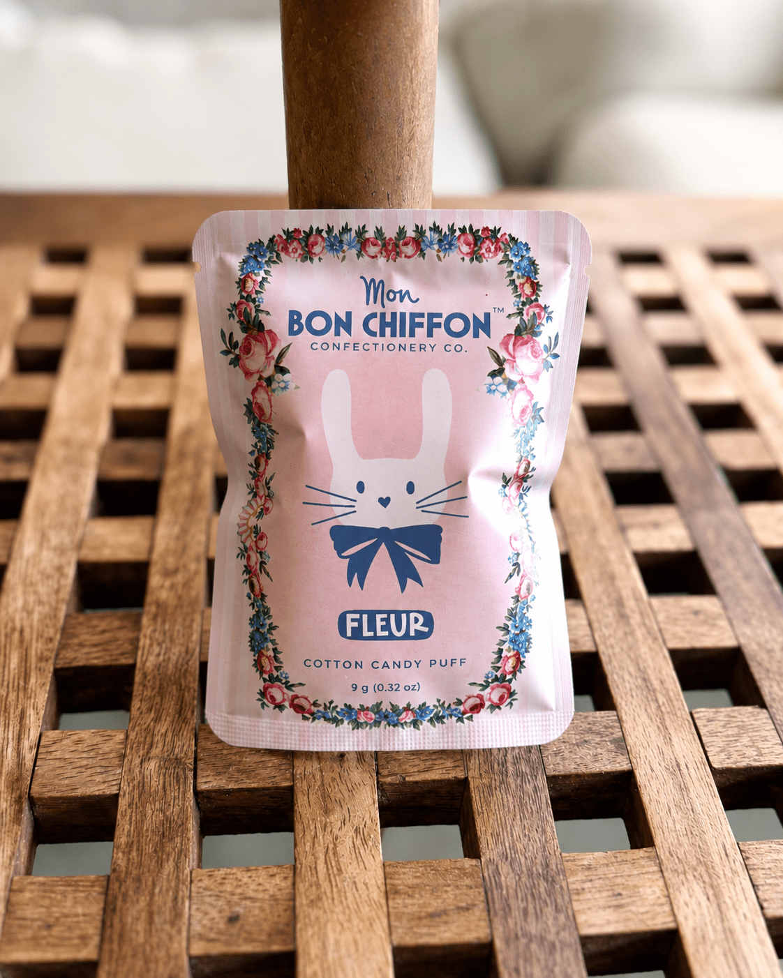 Mon Bon Chiffon - Fleur - Rose Macaron Cotton Candy Puff - Dear John