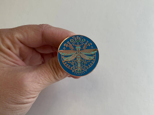 Mystic Dragonfly Enamel Pin - Dear John