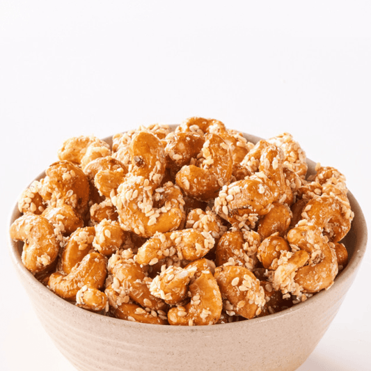 Nuts+Nuts - Honey Sesame Indonesian Roasted Cashews Snack Pack 1.76 oz - Dear John