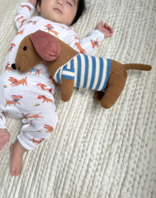 Organic Dog Stuffed Animal Toy — Hypoallergenic & Machine Washable - Dear John