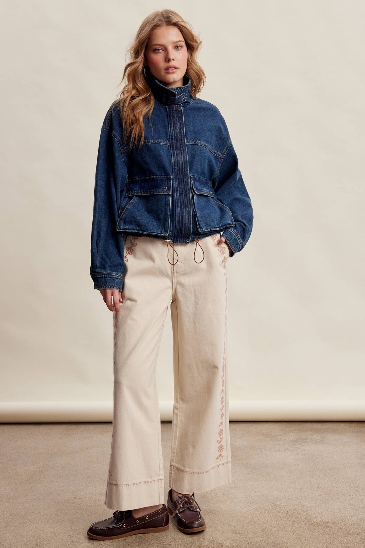 Oversized Utility Denim Jacket - Dear John