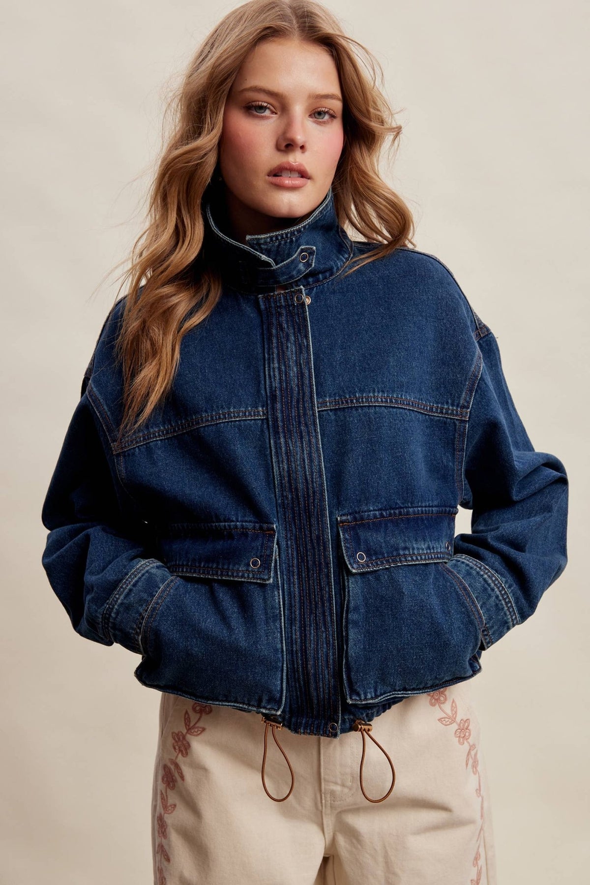 Oversized Utility Denim Jacket - Dear John