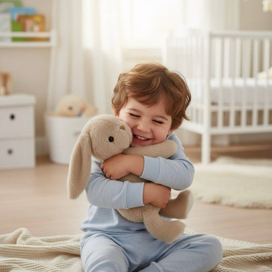 Ozznek Children’s Footwear & Apparel Brand - Super Soft & Buttery Plush Bunny Toy for Kids | Stuffed Animal - Dear John