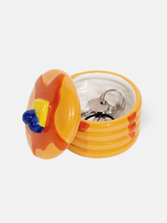 Pancakes Ceramic Storage Box - Dear John