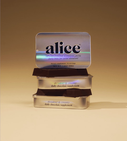 Party Trick — mushroom chocolate supplement for mood - Dear John