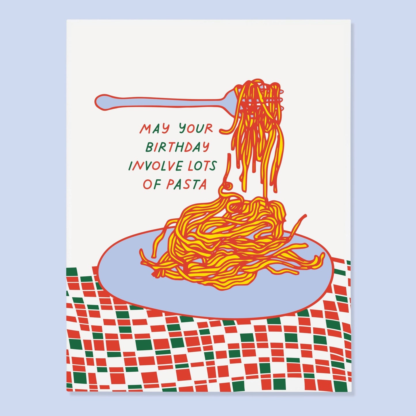 Pasta Bday Card - Dear John