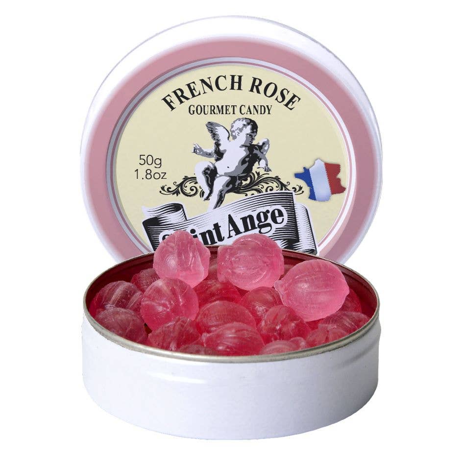 Pastilles Saint - Ange — Bonbons Traditionnels 100% Français (Rose Flavor) - Dear John
