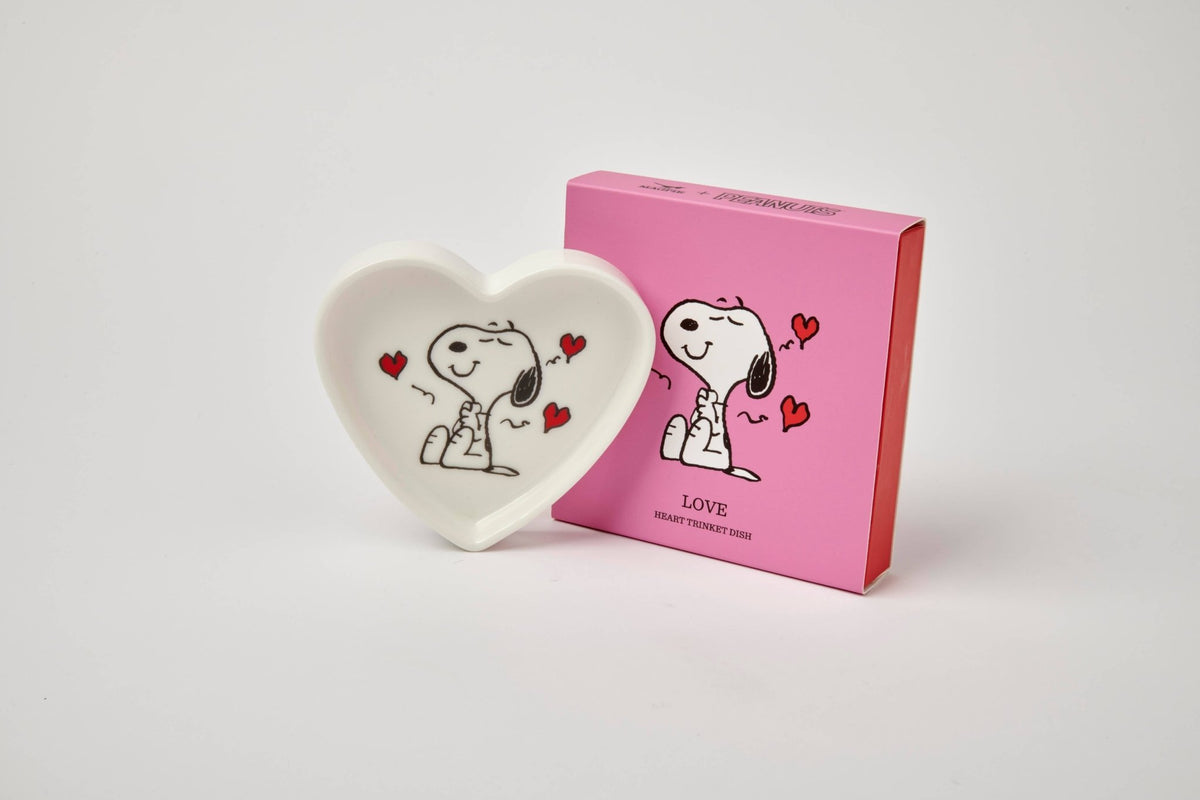 Peanuts Heart Shaped Trinket Dish - Love - Dear John