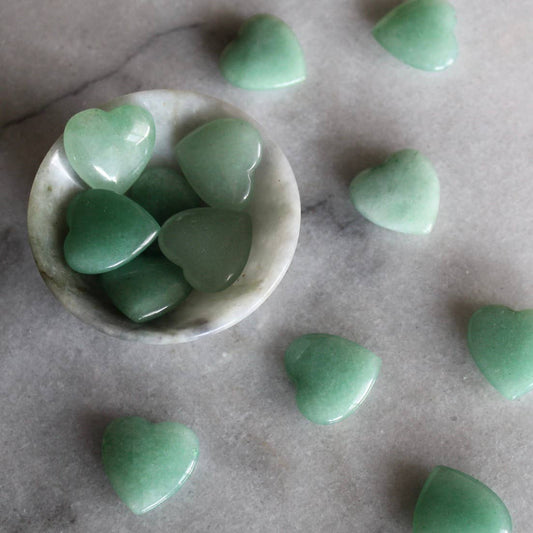Pebble House - Aventurine 20mm Heart (Crystals & Stones) - Dear John