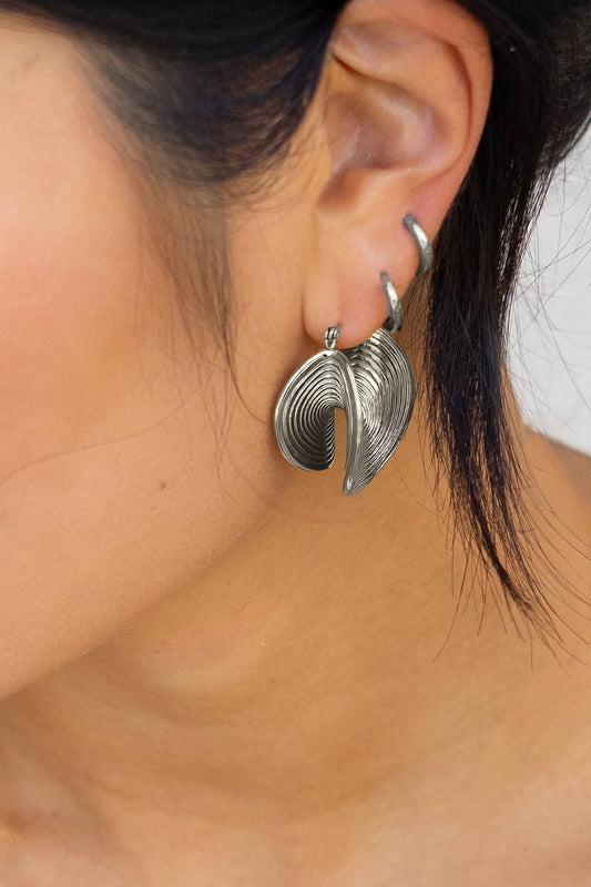 Peter and June - Calypso Hoops - 18K Gold Plated or Stainless Steel - Dear John