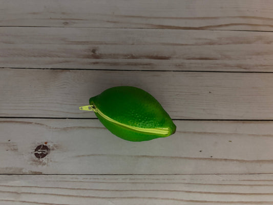 Plastic Coin Purse — Lemon/Lime - Dear John
