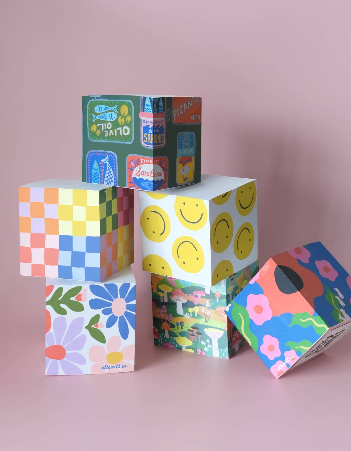 Primary Blooms Sticky Note Cube - Dear John