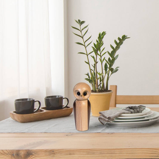 Rock & Branch® Owl Refillable Pepper Mill - Dear John