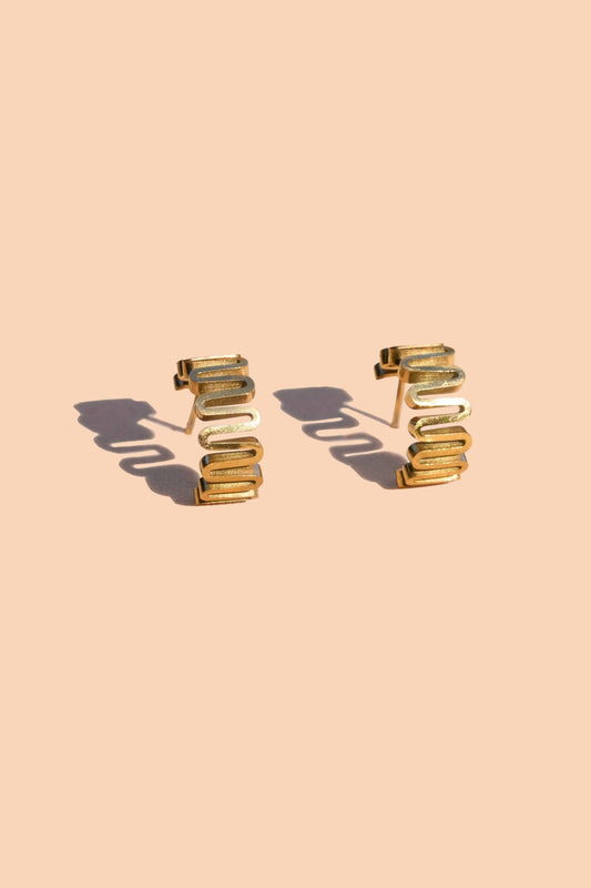 Silo Hoops - 18K Gold Plated - Dear John
