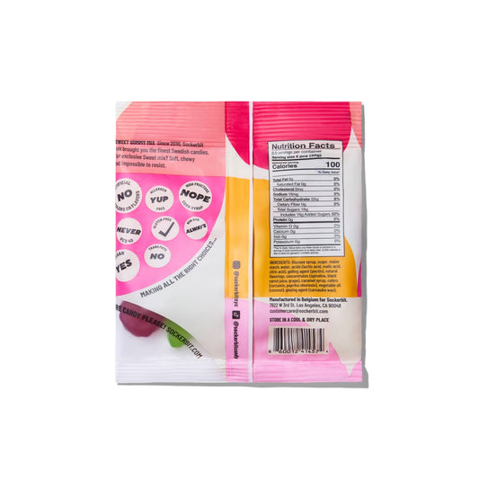Sockerbit - Sweet Gummy Mix Swedish Candy Bag 2.8oz - Dear John